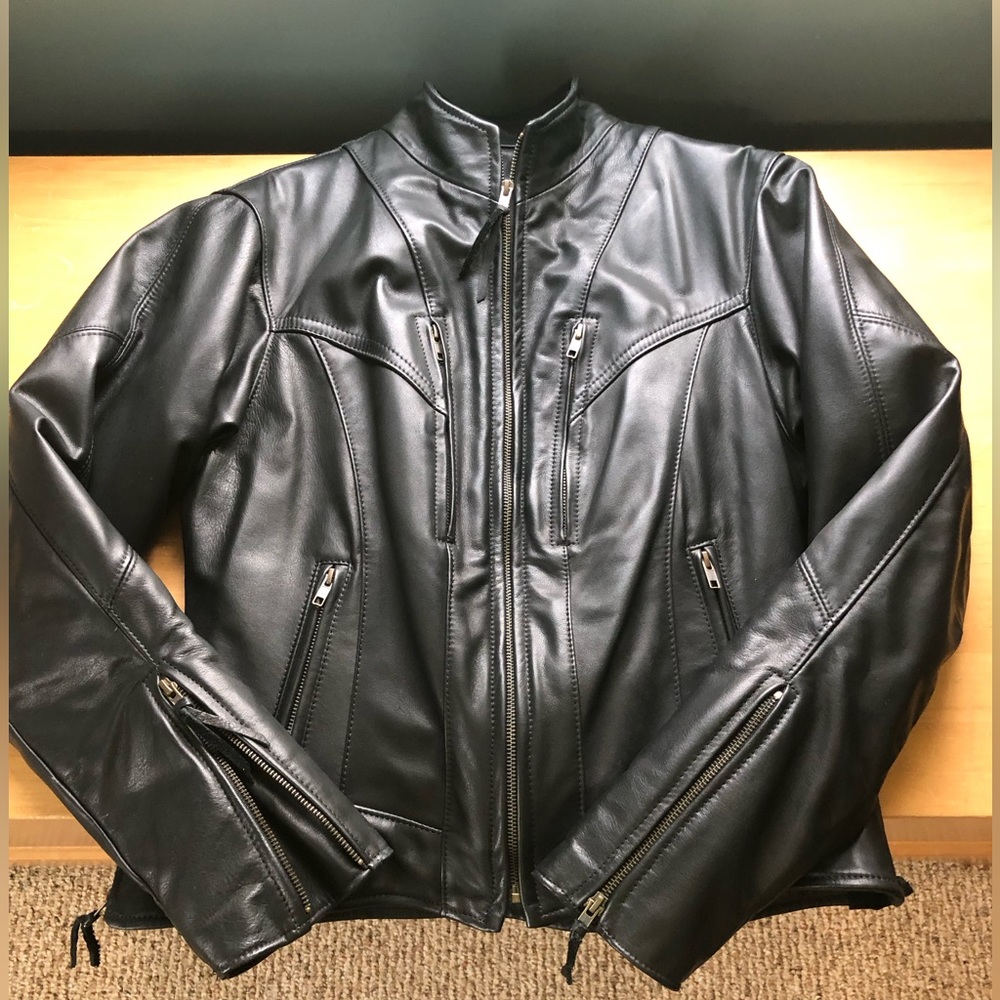 Genuine Leather Woman’s Biker Jacket